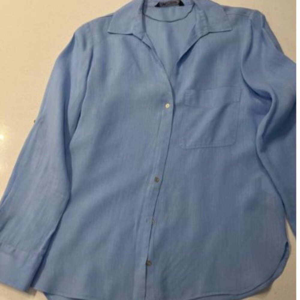LINEN BUTTON SHIRT
